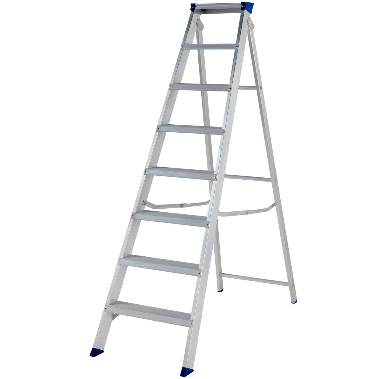 Photograph of Werner Mastertrade Aluminium Step Ladder - 8 Tread