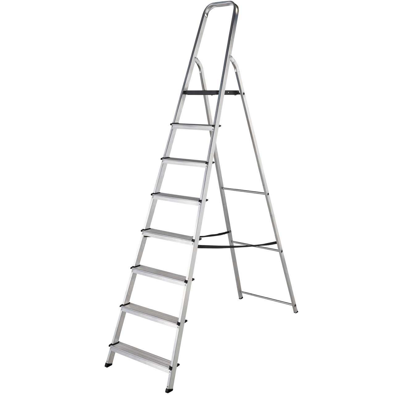 Photograph of Werner High Handrail Step Ladder - 8 Tread