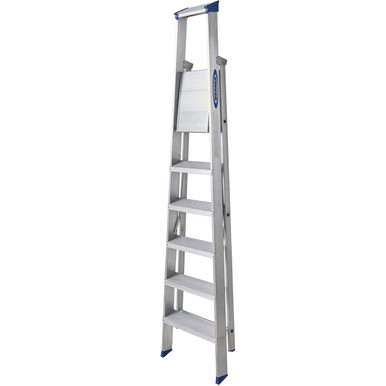 Further photograph of Werner Mastertrade Platform Step Ladder - 6 Tread