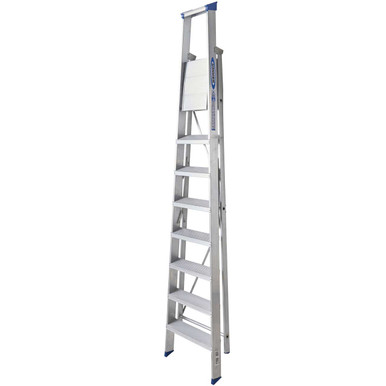 Further photograph of Werner Mastertrade Platform Step Ladder - 8 Tread