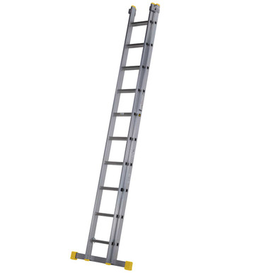 Further photograph of Werner Professional Square Rung Double Extension Ladder 3.01m