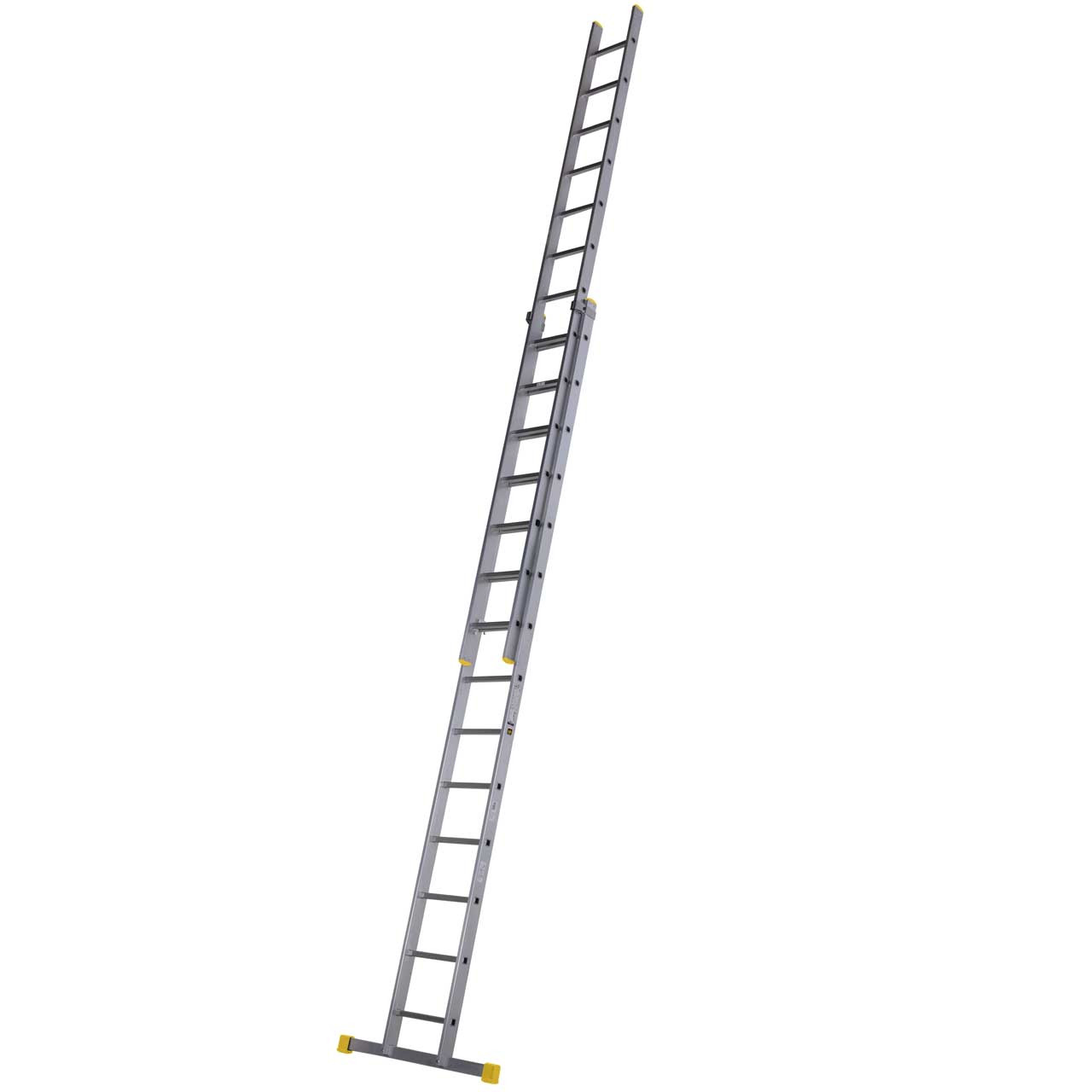 Photograph of Werner Professional Square Rung Double Extension Ladder 4.13m