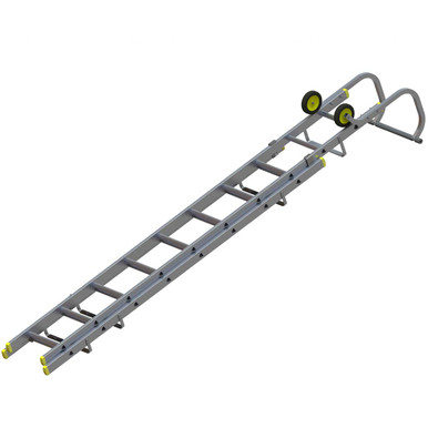 Further photograph of Werner Double Section Roof Ladder - 3.20M