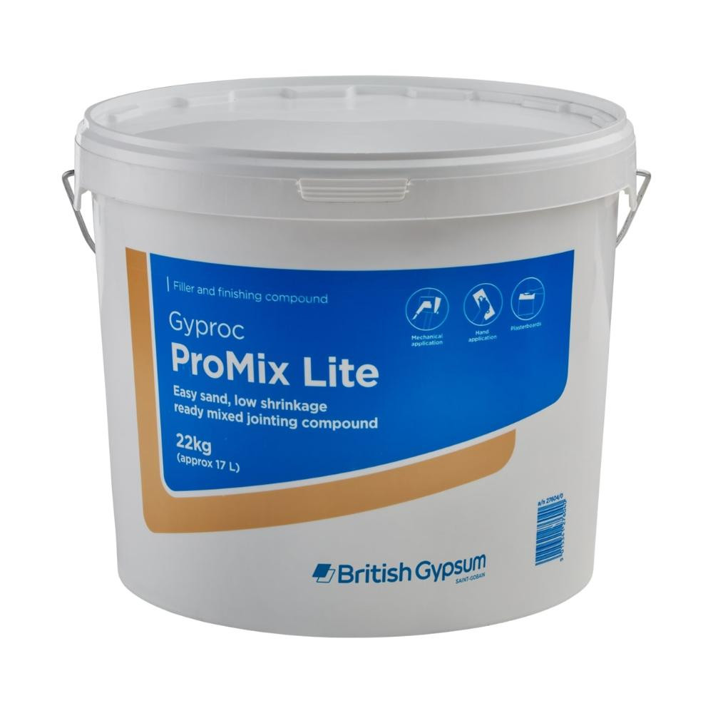 Photograph of British Gypsum Gyproc Promix Lite Joint Cement - 17L