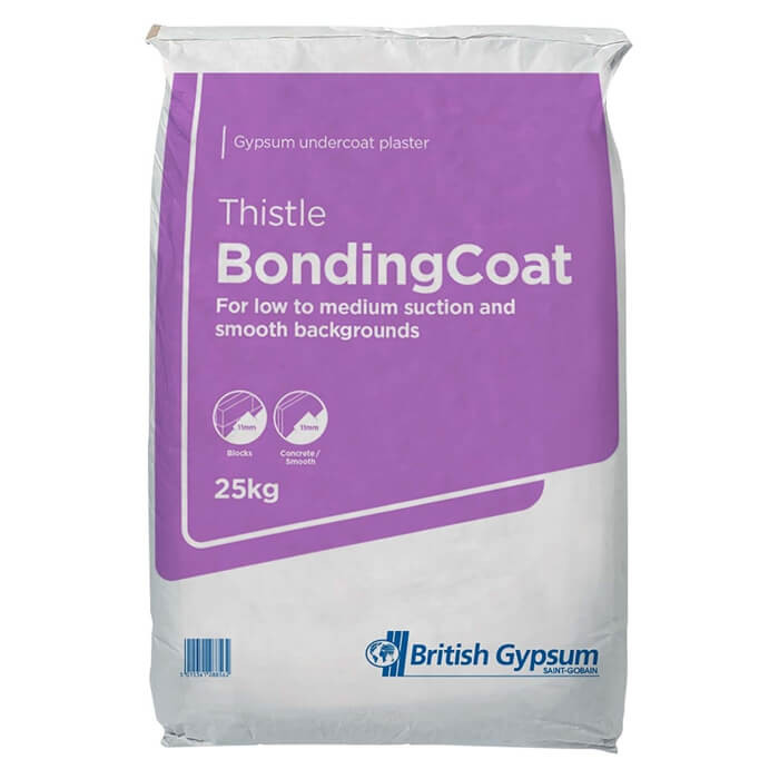 Photograph of British Gypsum Thistle Bonding 60 Patching Plaster - 25Kg