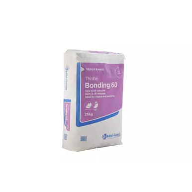 Further photograph of British Gypsum Thistle Bonding 60 Patching Plaster - 25Kg