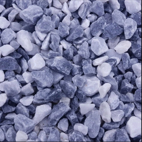 Photograph of Pre Packed Alpine Blue Gravel - 25kg