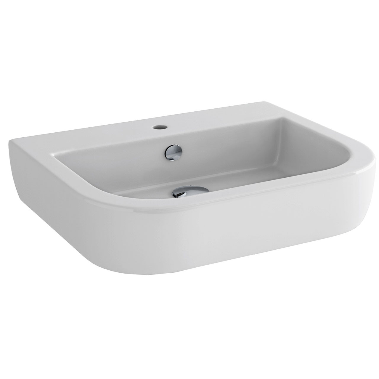 Photograph of White Handrinse Cloakroom 1 Taphole Basin - 400mm