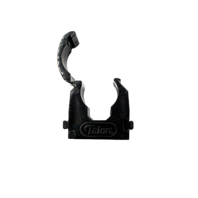 Talon Single Hinged Pipe Clips Black 22mm - Pack of 100 product image