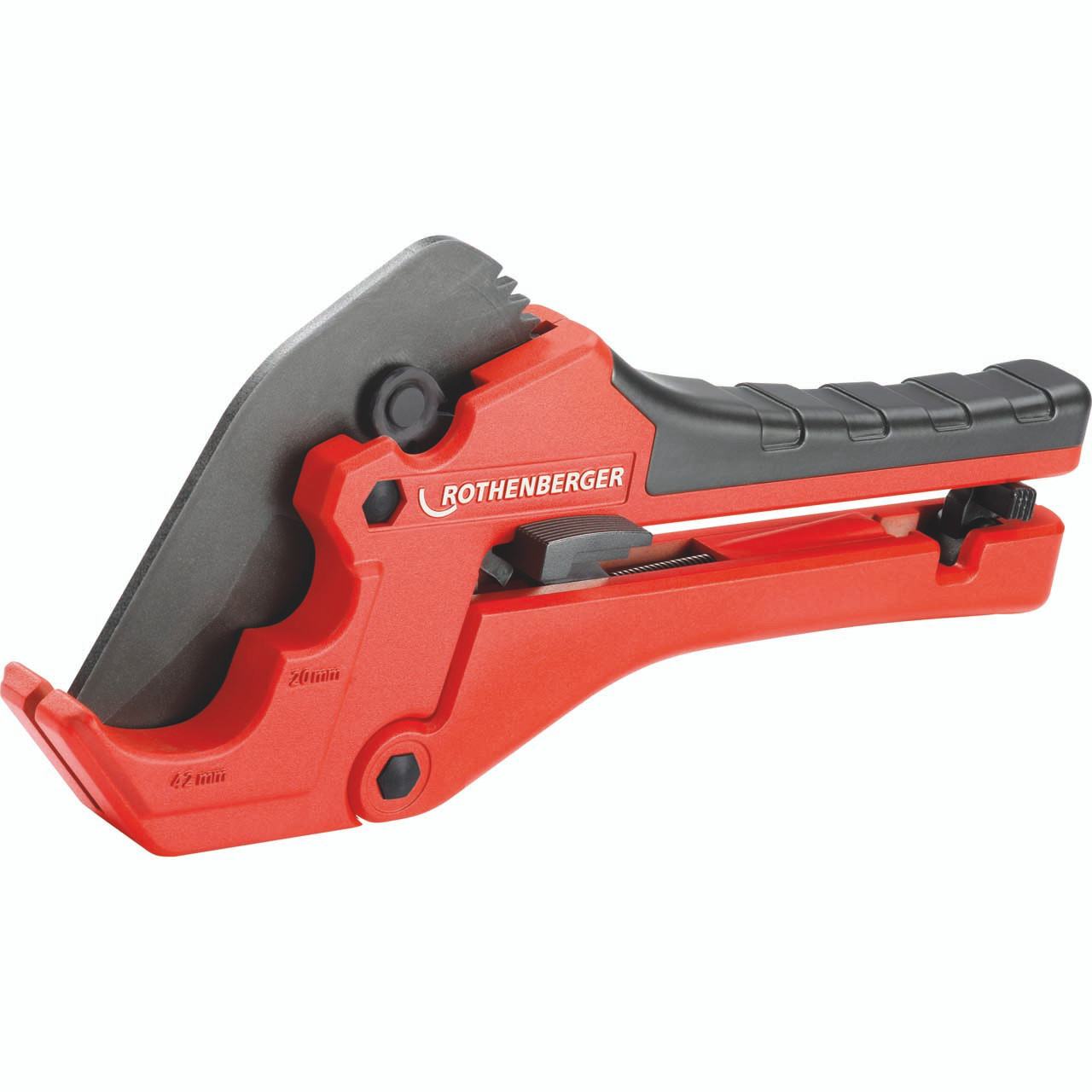 Photograph of Rothenberger Rocut 42 Twin Cut Plastic Pipe Cutter - 0-42mm