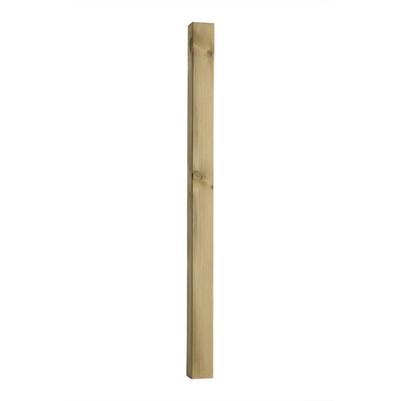 Photograph of Cheshire Mouldings 83mm x 83mm x 1250mm Treated Pine Square Deck Newel Post