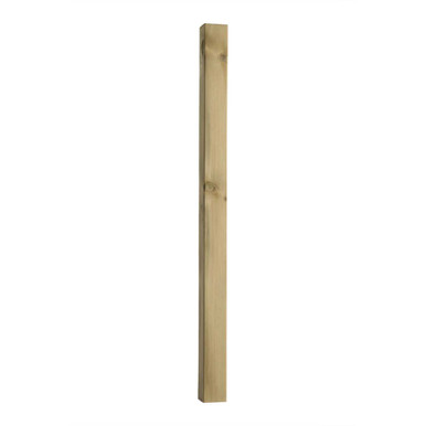 Cheshire Mouldings 83mm x 83mm x 1250mm Treated Pine Square Deck Newel Post