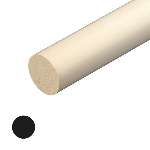 Photograph of Cheshire Mouldings 28mm x 28mm x 2400mm Light Hardwood Dowel Moulding