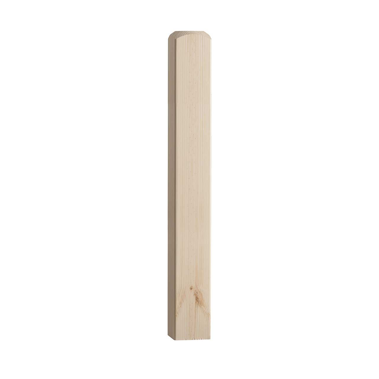Photograph of Cheshire Mouldings 90mm x 915mm Pine Newel Base