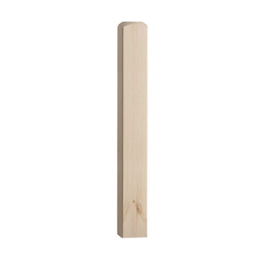 Cheshire Mouldings 90mm x 915mm Pine Newel Base