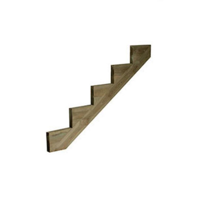 Cheshire Mouldings 245mm x 1447mm x 45mm 5 Tread Decking String