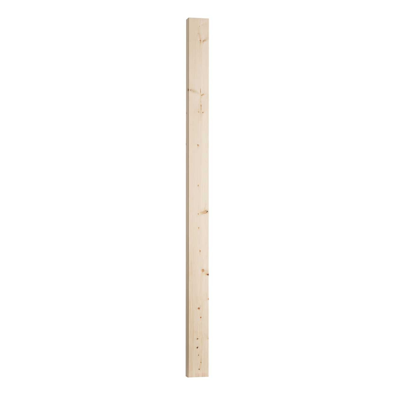 Photograph of Cheshire Mouldings 41mm x 91mm x 1500mm Pine Half Newel Post