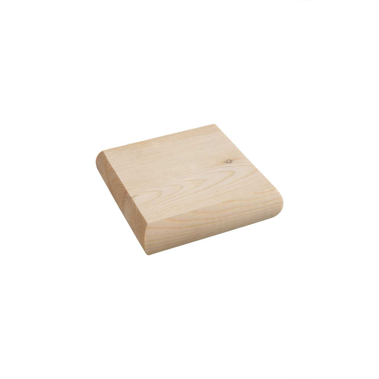 Photograph of Cheshire Mouldings 47mm x 125mm x 125mm Pine Low Profile Newel Cap