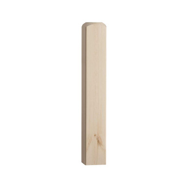 Cheshire Mouldings 90mm x 615mm Pine Newel Base