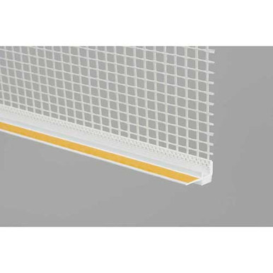 Atlas Pvc Window Profile Bead 6Mm With Mesh 2.5m