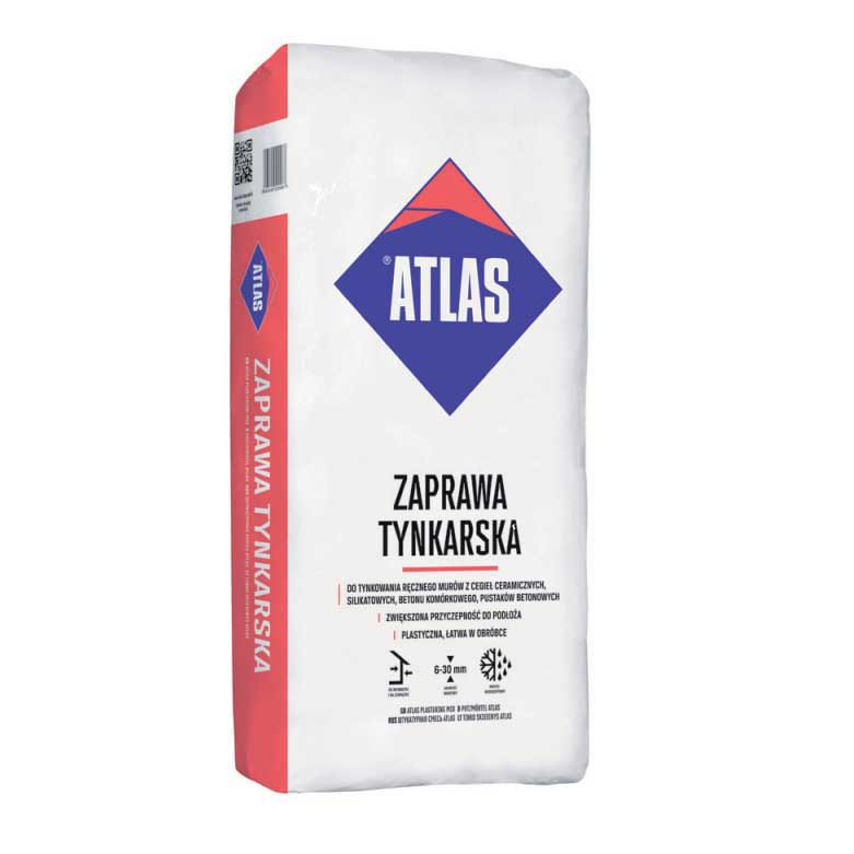 Photograph of Atlas Thick Basecoat Plastering Mix 25Kg