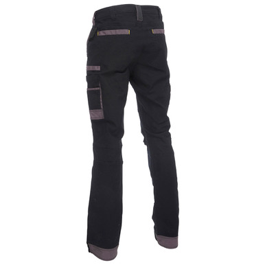 Further photograph of Pants Flex & Move Stretch Utility Cargo Pants - Black 34R