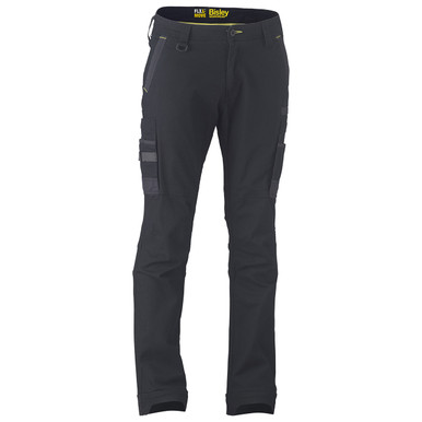 Further photograph of Pants Flex & Move Stretch Utility Cargo Pants - Black 34R