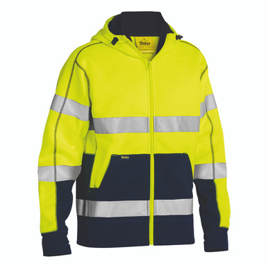 Hi Vis Taped Fleece Hoodie - M