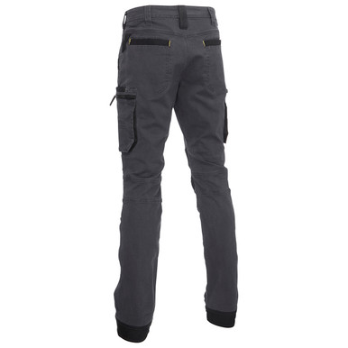 Further photograph of Pants Flex & Move Stretch Utility Cargo Pants - Charcoal 34R