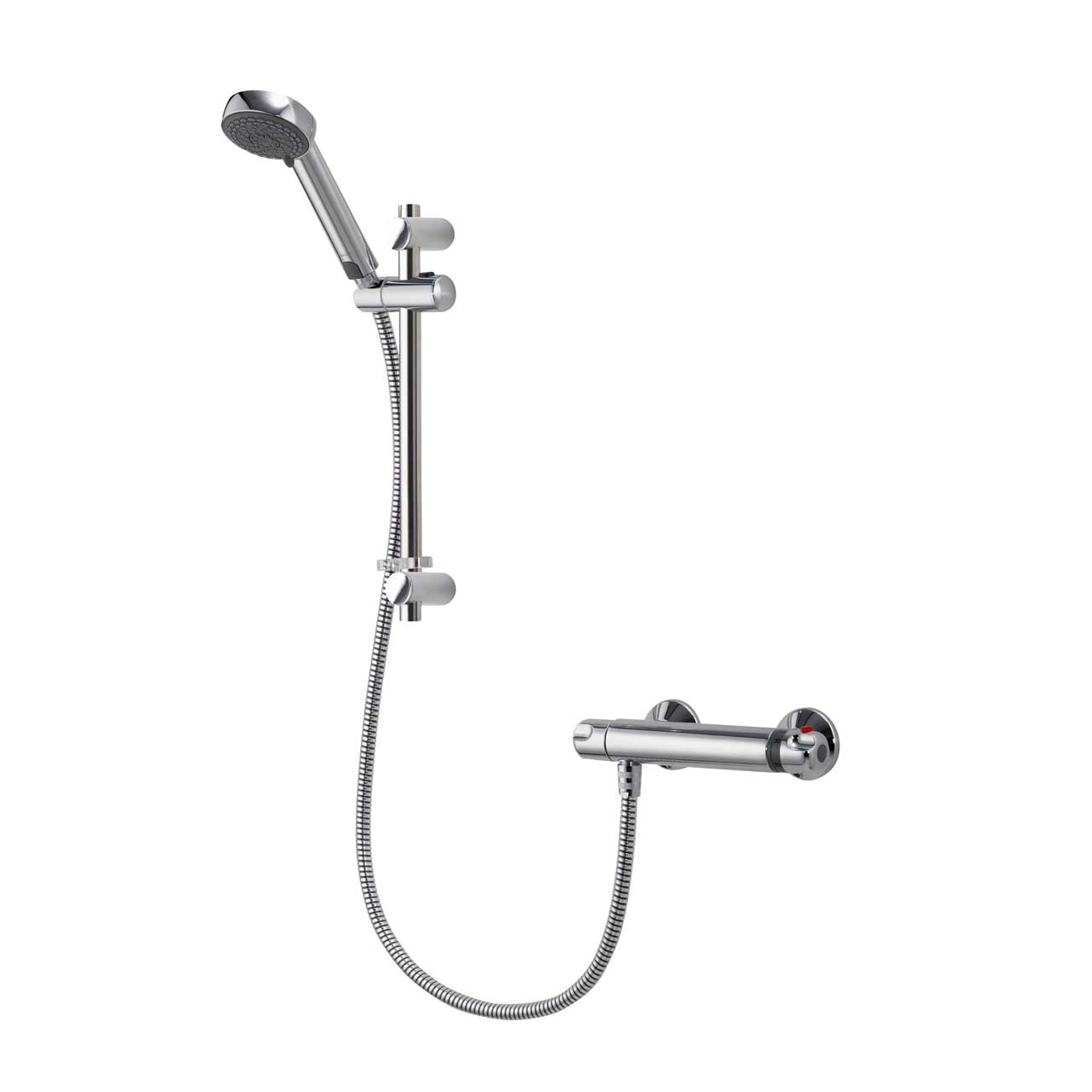 Photograph of Aqualisa Midas 100 Exposed Shower With Kit Chrome