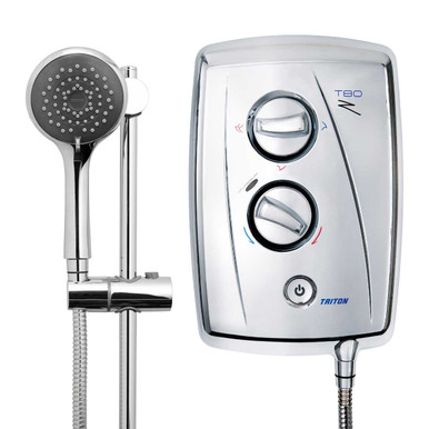 Further photograph of Triton T80Z Fast-Fit 10.5Kw Electric Shower - Chrome