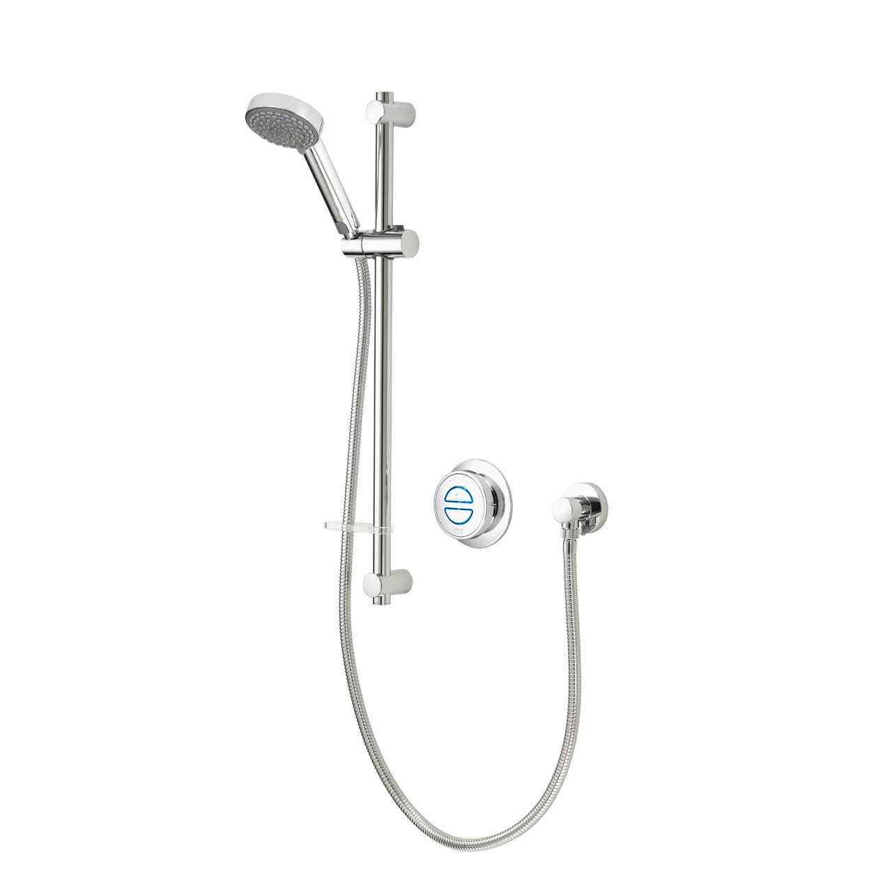 Photograph of Aqualisa Quartz Classic Concealed Shower With Adjustable Head Grav Pumped