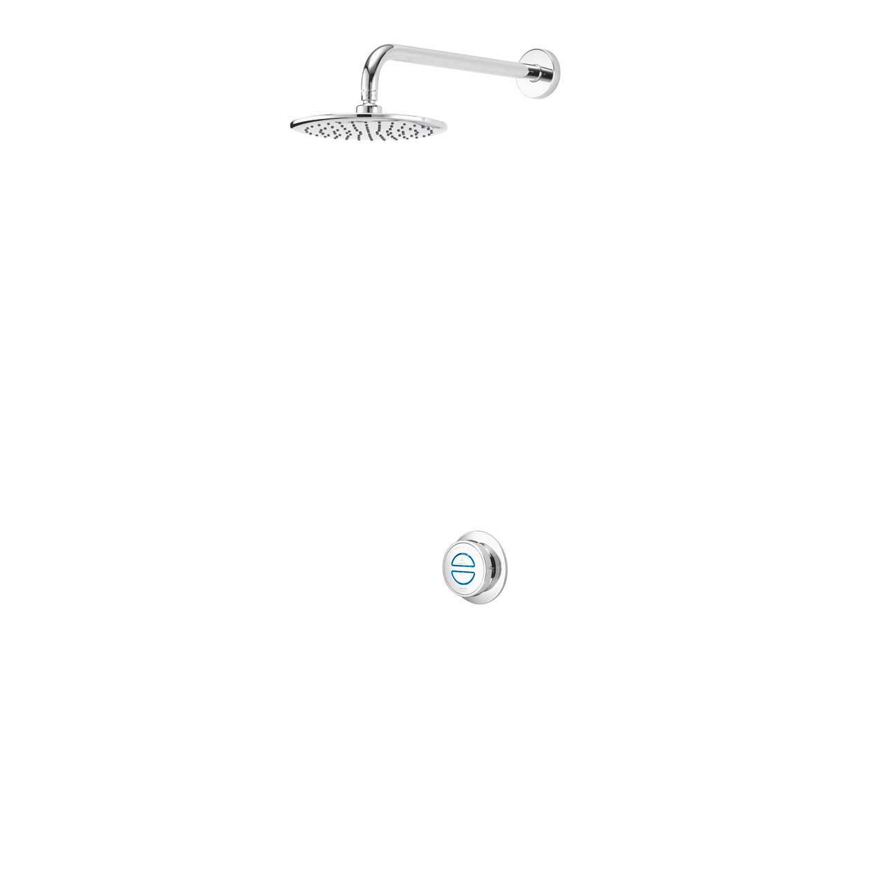 Photograph of Aqualisa Quartz Classic Concealed Shower With Fix Head Hp/Combi