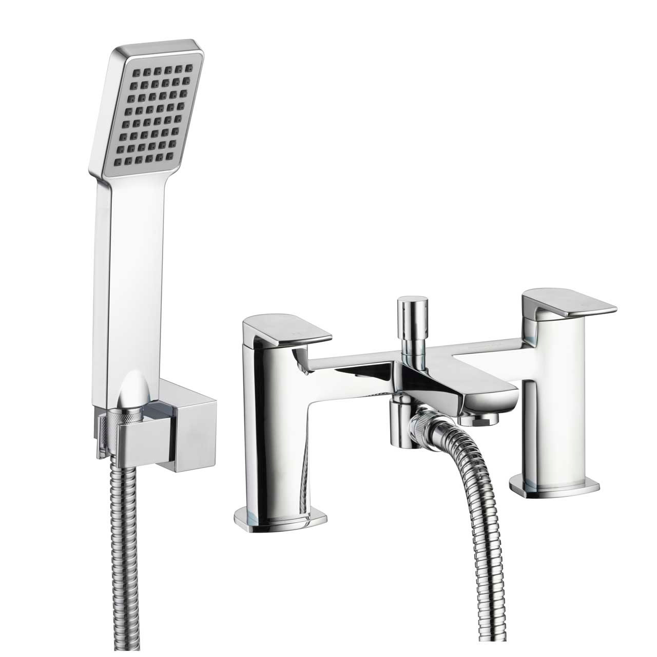 Photograph of Aqualisa Downtown Bath Shower Mixer Tap Chrome