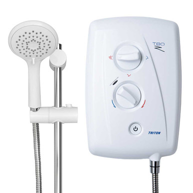 Further photograph of Triton T80Z Fast-Fit 7.5Kw Electric Shower - White