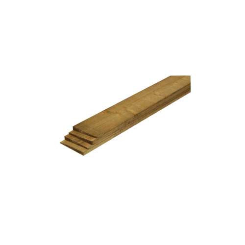 Photograph of Green Treated 22mm x 150mm x 1.8m 2EX Featheredge Boards UC3U