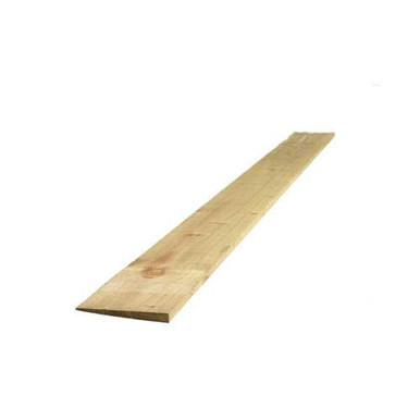 Featheredge Board, Sawn Finish, Green,  1.65m x 125mm x 22mm product image