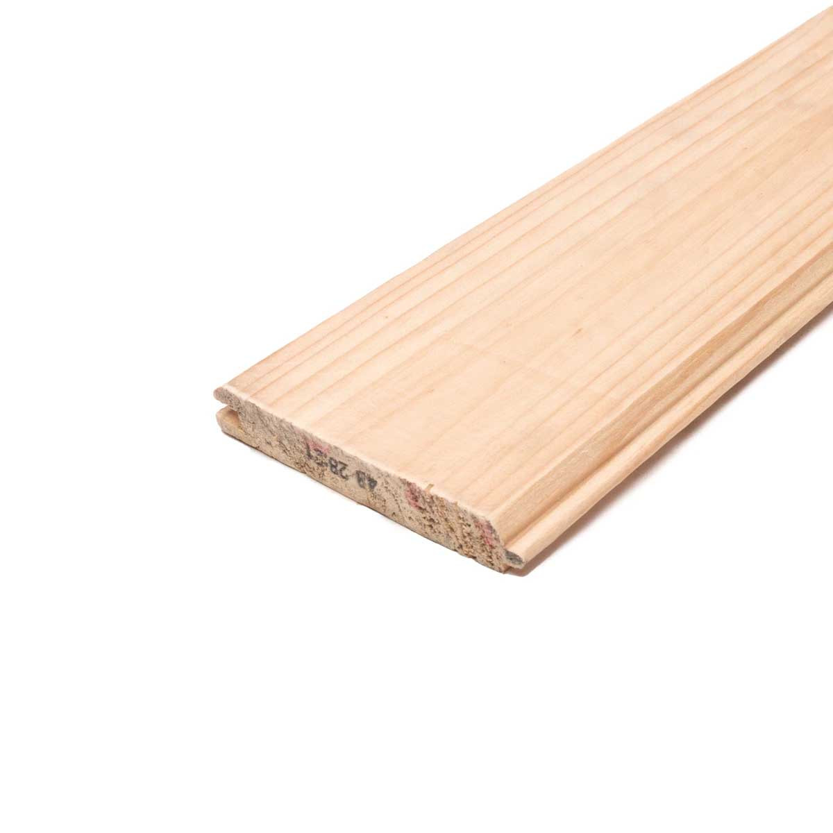 Photograph of Softwood 19mm x 100mm (FIN 16mm x 75mm) Matchboard PTGV2S