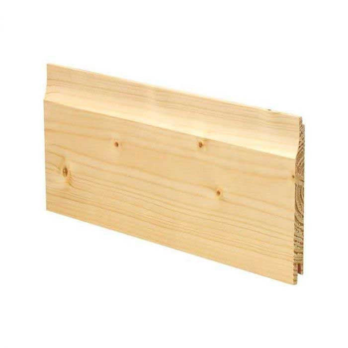 Photograph of Sawn Falling 16mm x 137mm Whitewood Tongue & Groove Weatherboard