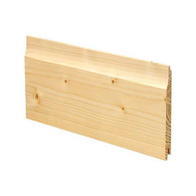 Sawn Falling 16mm x 137mm Whitewood Tongue & Groove Weatherboard