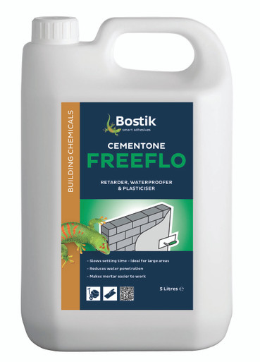 Further photograph of Bostik  Cementone Freeflo 5L - Orange