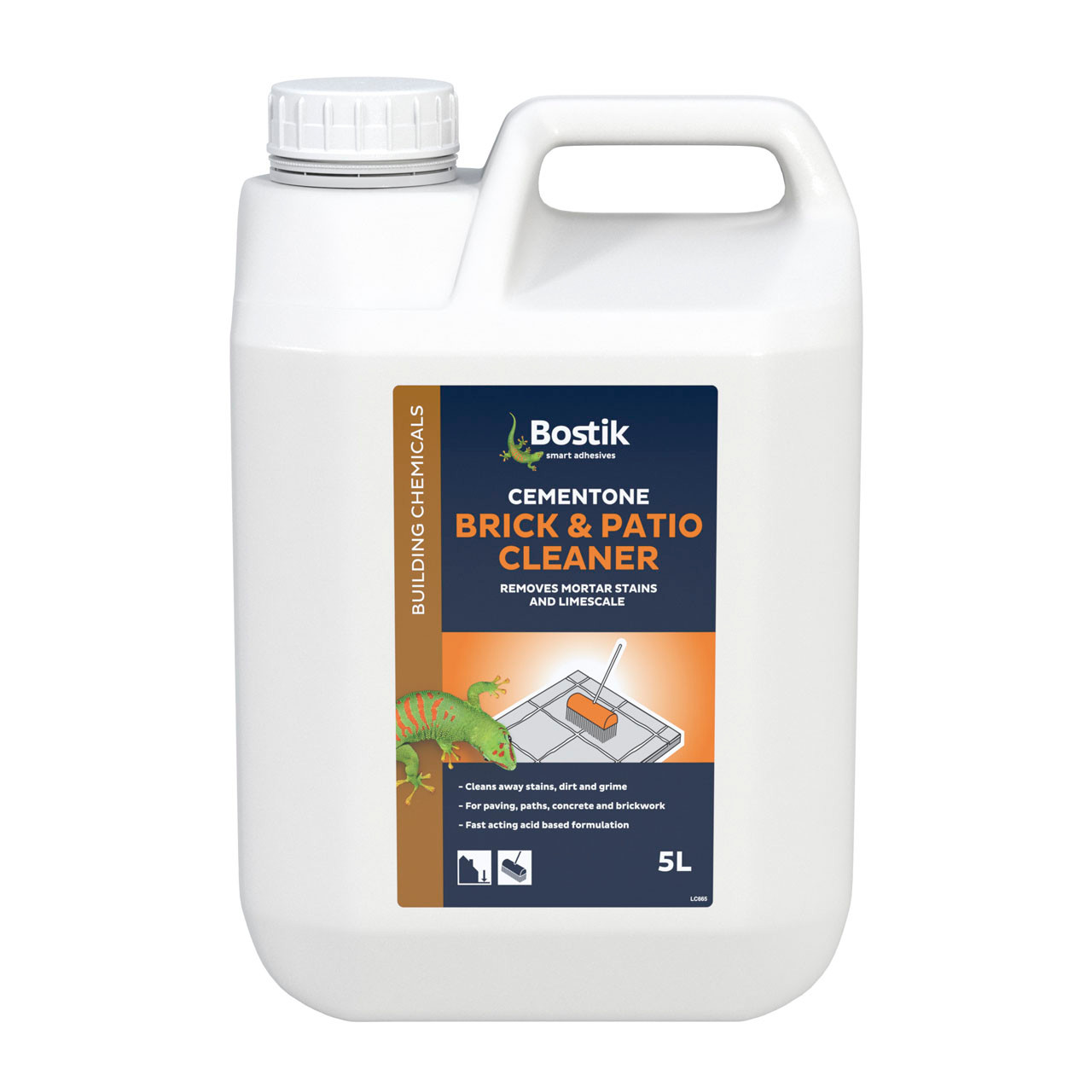 Photograph of Bostik  Cementone SBR Brick & Patio Cleaner 5L - Milky white