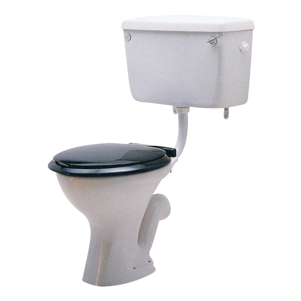 Photograph of Twyford Classic Low Level Cistern, (Side Supply) with Chrome Plated Lever