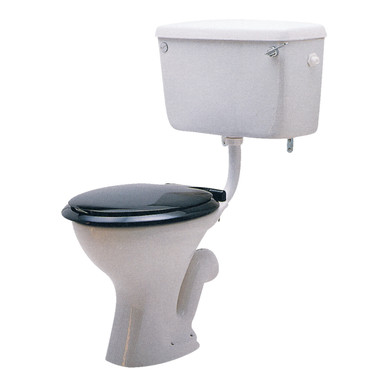 Twyford Classic Low Level Cistern, (Side Supply) with Chrome Plated Lever