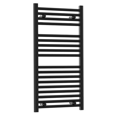 25mm Trade Ladder Rail Straight Matt Black - 1200 x 300mm