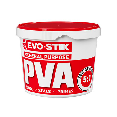 Evo-Stik Evo-Bond General Purpose PVA Adhesive, 5:1, 1l Tub product image