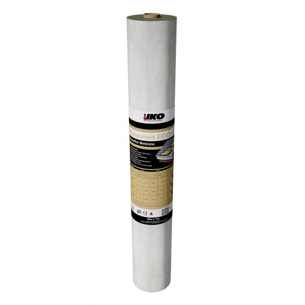 Photograph of IKO Rubershield Eco Extra 120Gsm Breathable Membrane - 1m x 50m
