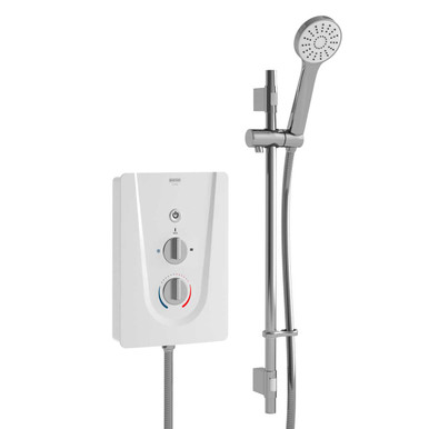 Further photograph of Bristan Smile 9.5kw Electric Shower White