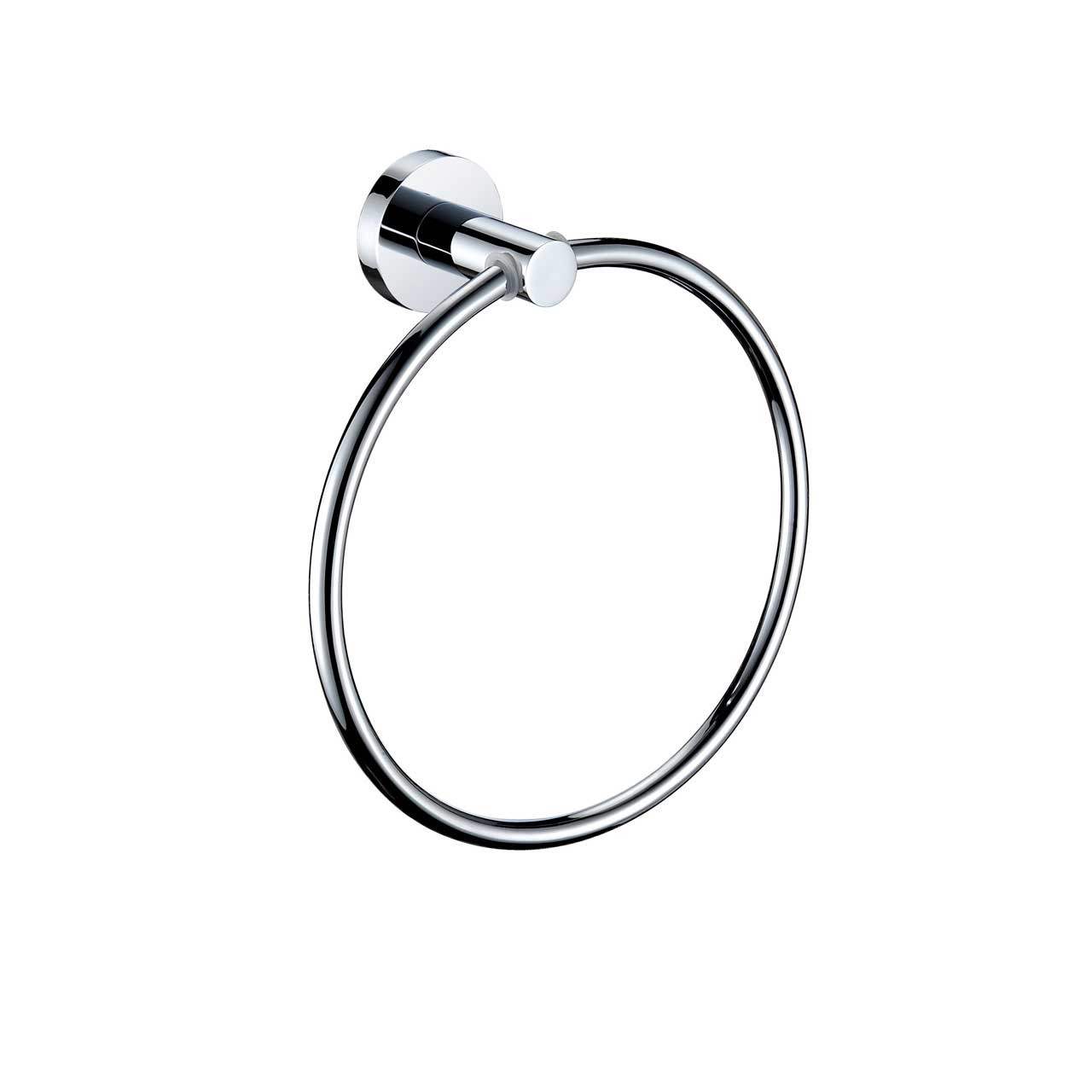 Photograph of Bristan Round Towel Ring Brass Chrome Plated