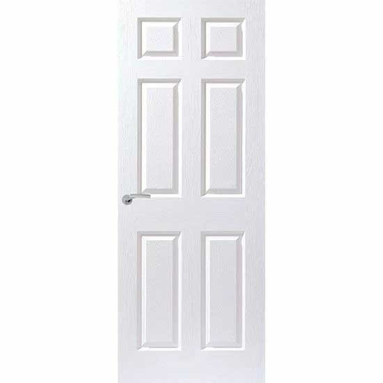 Photograph of Colonist Internal 6 Panel Moulded Grained Door 1981mm x 686mm x 35mm (6'6" x 2'3")